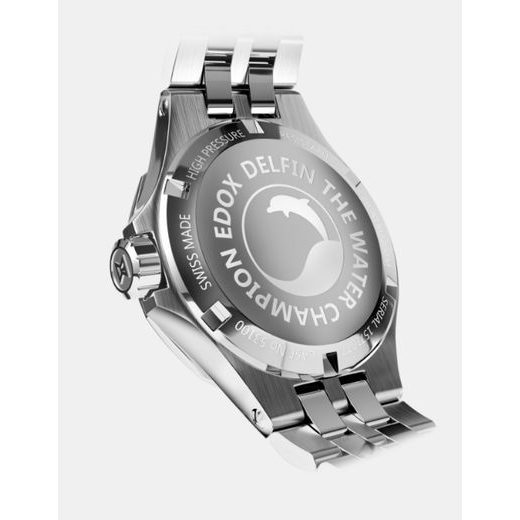 EDOX DELFIN THE ORIGINAL DIVER DATE LADY 53100-3M-NAND - DELFIN - BRANDS