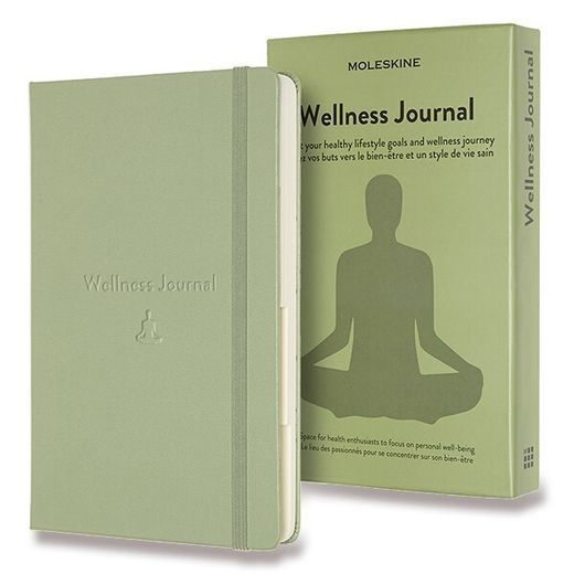 ZÁPISNÍK MOLESKINE PASSION WELLNESS JOURNAL - TVRDÉ DESKY - L 1331/1517161 - DIÁŘE A ZÁPISNÍKY - OSTATNÍ