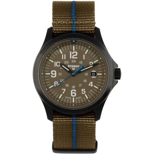 TRASER P67 OFFICER PRO KHAKI NATO WITH STRIPE - HERITAGE - BRANDS
