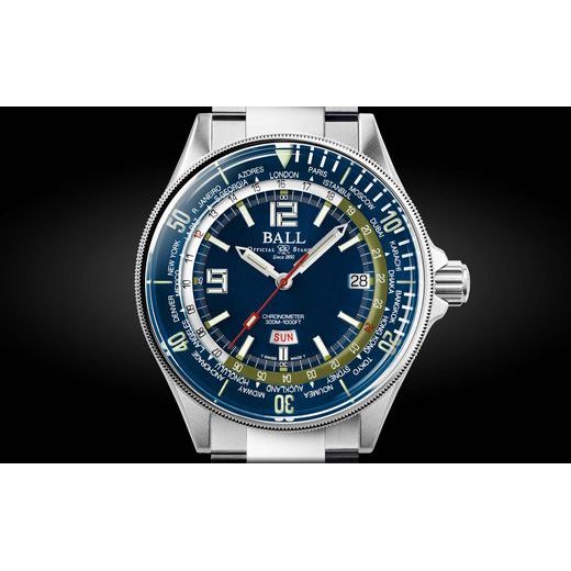 BALL ENGINEER MASTER II DIVER WORLDTIME LIMITED EDITION COSC DG2232A-SC-BE - ENGINEER MASTER II - BRANDS