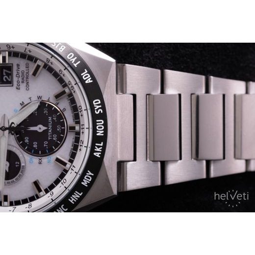 CITIZEN WORLDTIME RADIO CONTROLLED SUPER TITANIUM AT8238-84A - SUPER TITANIUM - BRANDS
