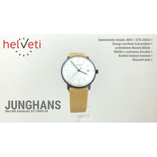 JUNGHANS MAX BILL AUTOMATIC 027/4000.04 - MAX BILL BY JUNGHANS - BRANDS