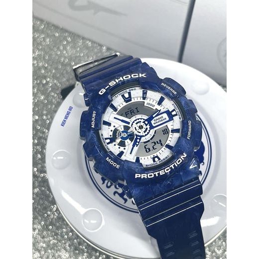 CASIO G-SHOCK GA-110BWP-2AER BLUE PORCELAIN EDITION - G-SHOCK - BRANDS