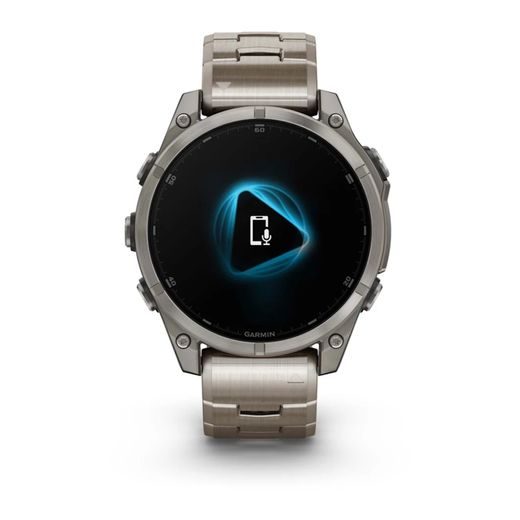 GARMIN FENIX® 8 – 47 MM, AMOLED SAPPHIRE, TITANIUM, VENTILATED TITANIUM BAND 010-02904-40 - FENIX 8 47MM - BRANDS