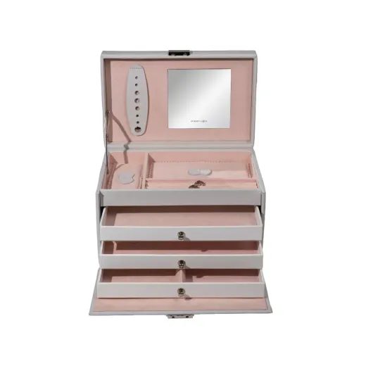 FRIEDRICH LEDERWAREN CLASSICO ROSÉ JEWELLERY CASE 23238-11 - JEWELLERY BOXES - ACCESSORIES