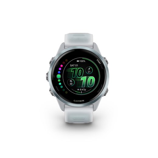 GARMIN FORERUNNER® 570 - 42MM CLOUD BLUE HLINÍKOVÁ LUNETA, POLOPRŮHLEDNÝ ŘEMÍNEK WHITESTONE/CLOUD BLUE 010-02970-01 - FORERUNNER 570 - ZNAČKY