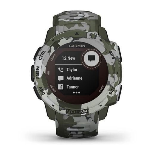 GARMIN INSTINCT SOLAR CAMO BLACK OPTIC 010-02293-06 - GARMIN - BRANDS