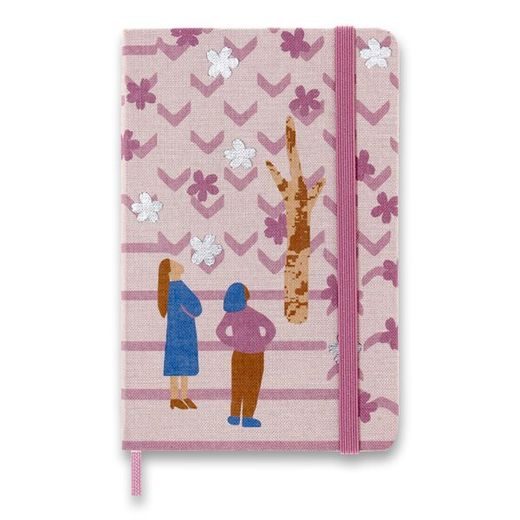 ZÁPISNÍK MOLESKINE SAKURA 2022 COUPLE - TVRDÉ DESKY - S, LINKOVANÝ 1331/1914293 - DIÁŘE A ZÁPISNÍKY - OSTATNÍ