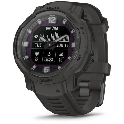 GARMIN INSTINCT® CROSSOVER SOLAR GRAPHITE - 010-02730-01 - INSTINCT CROSSOVER - BRANDS