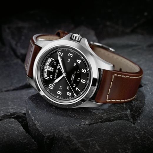 HAMILTON KHAKI FIELD KING AUTO H64455533 - KHAKI FIELD - BRANDS