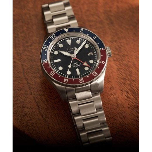 TIMEX WATERBURY HERITAGE AUTOMATIC GMT TW2Y60600UK - TIMEX - MĂRCI
