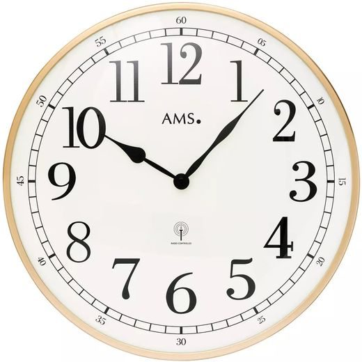 HODINY AMS DESIGN RADIO CONTROLLED 5607 - NÁSTĚNNÉ HODINY - OSTATNÍ