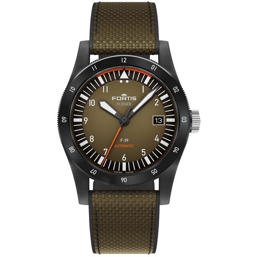 FORTIS FLIEGER F-39 WERK 7 TACTICAL GREEN LIMITED EDITION F4220029 - FLIEGER - BRANDS