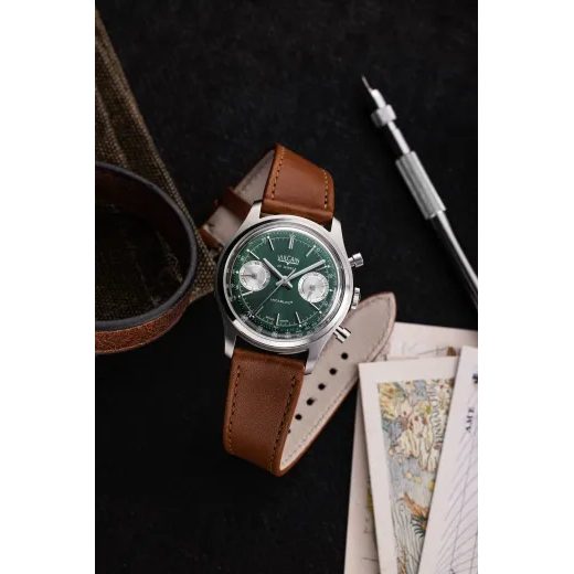 VULCAIN CHRONOGRAPH 70'S - GREEN - CHRONOGRAPH 1970'S - ZNAČKY