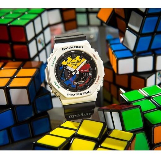 CASIO G-SHOCK GAE-2100RC-1AER RUBIK'S CUBE LIMITED EDITION - CASIO - BRANDS