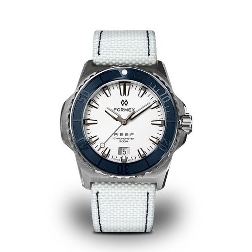 FORMEX REEF 39,5 AUTOMATIC CHRONOMETER WHITE DIAL - REEF - BRANDS
