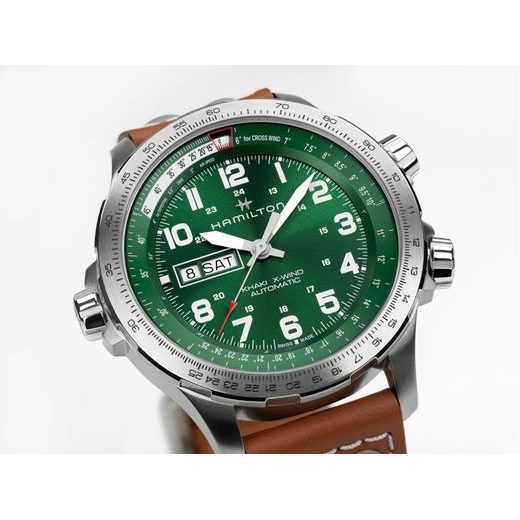 HAMILTON KHAKI AVIATION X-WIND DAY DATE AUTO H77735560 - KHAKI AVIATION - BRANDS