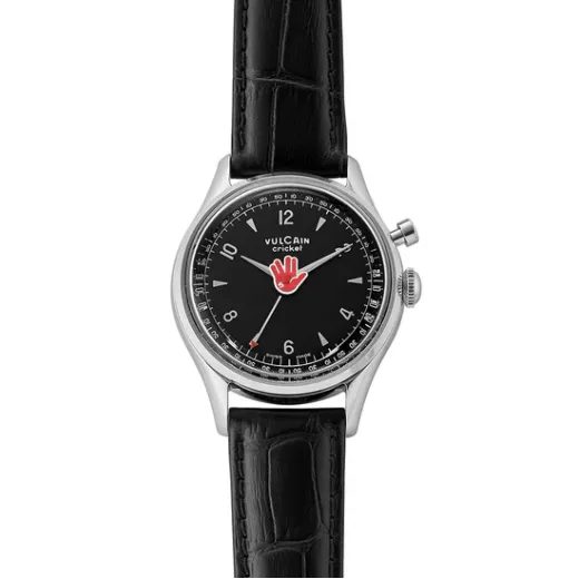 VULCAIN CRICKET SALUTE 39 MM RED - CRICKET SALUTE - ZNAČKY