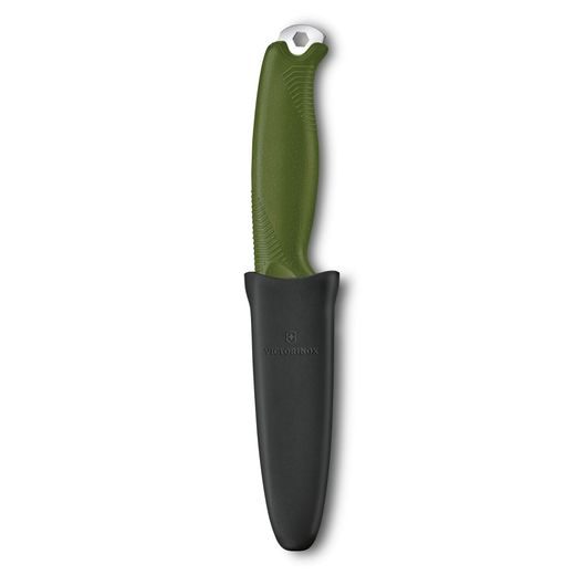 NŮŽ VICTORINOX S PEVNOU ČEPELÍ VENTURE OLIVE 3.0902.4 - DÝKY A NOŽE - OSTATNÍ