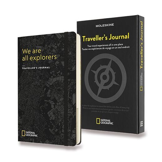ZÁPISNÍK MOLESKINE PASSION TRAVEL NATIONAL GEOGRAPHIC - TVRDÉ DESKY - L, LINKOVANÝ 1331/1517141 - DIARIES AND NOTEBOOKS - ACCESSORIES