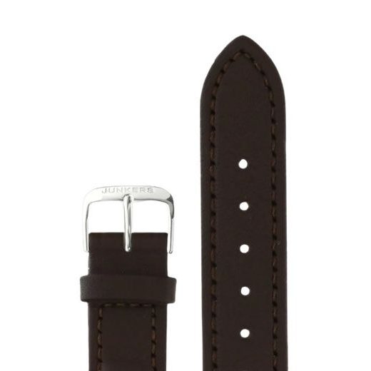 LEATHER STRAP JUNKERS 22MM - DARK BROWN - STRAPS - ACCESSORIES