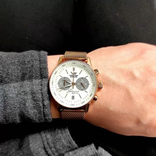 VOSTOK EUROPE GAZ-14 LIMOUZINE CHRONO VK64-560B600B - GAZ-14 LIMOUSINE - BRANDS