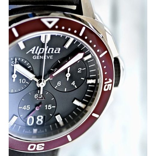 ALPINA SEASTRONG DIVER 300 BIG DATE CHRONOGRAPH AL-372LBBRG4V6 - ALPINA - ZNAČKY