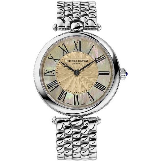 FREDERIQUE CONSTANT CLASSICS ART DECO ROUND QUARTZ FC-200MPTAN2AR6B - CLASSICS LADIES - BRANDS