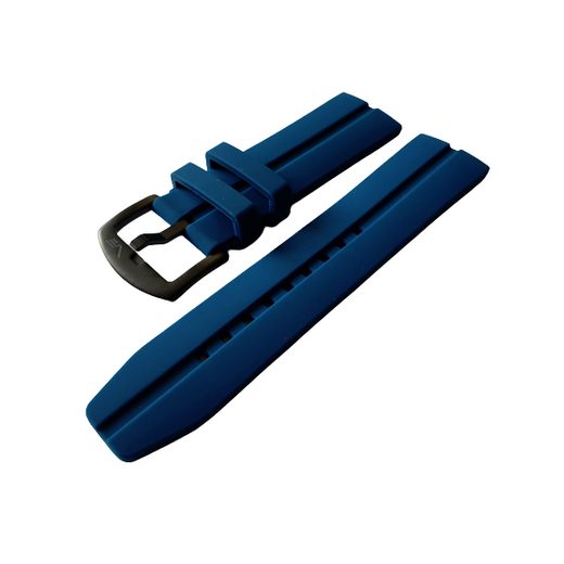 MODRÝ ŘEMÍNEK VOSTOK EUROPE 22MM PRO ALMAZ NH35A-320C257 - ČERNÁ SPONA - STRAPS - ACCESSORIES