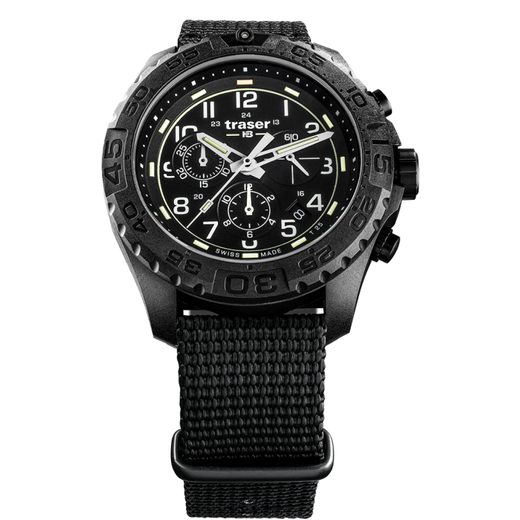 TRASER P96 OUTDOOR PIONEER EVOLUTION CHRONO BLACK, NATO - TRASER - BRANDS