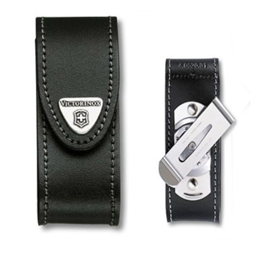 VICTORINOX LEATHER SHEATH WITH CLIP 4.0520.31 (FOR KNIVES 91 MM) - KNIFE ACCESSORIES - ACCESSORIES