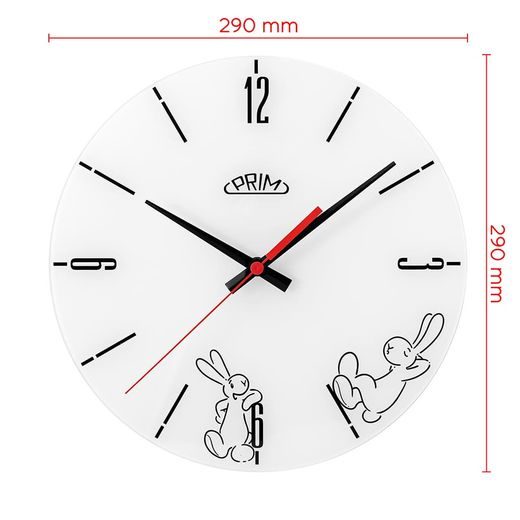 HODINY PRIM BOB A BOBEK E19.5460.0090.007049 - NÁSTĚNNÉ HODINY - OSTATNÍ