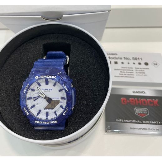 CASIO G-SHOCK GA-2100BWP-2AER BLUE PORCELAIN EDITION - CASIO - ZNAČKY