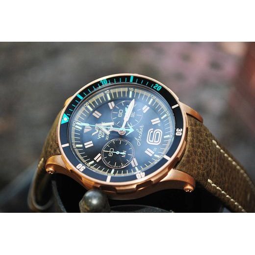 VOSTOK EUROPE ANCHAR SUBMARINE CHRONO LINE 6S21/510O585 - ANCHAR SUBMARINE - ZNAČKY