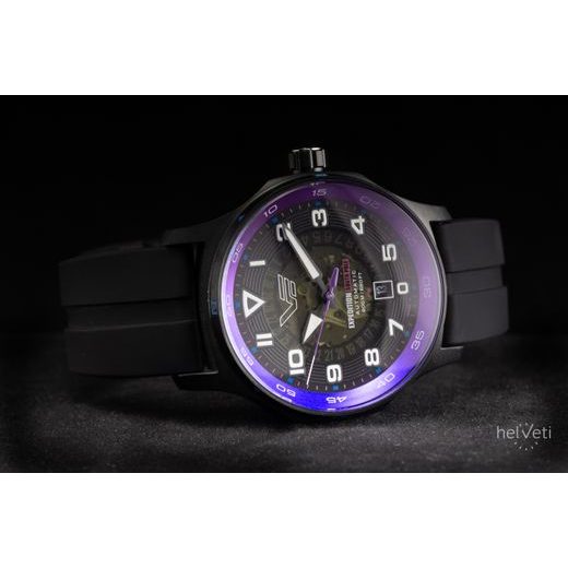 VOSTOK EUROPE EXPEDITION SOUTH POLE AUTOMATIC LINE NH35-592C760 - ČERNÝ GUMOVÝ ŘEMÍNEK - EXPEDITION NORTH POLE - ZNAČKY