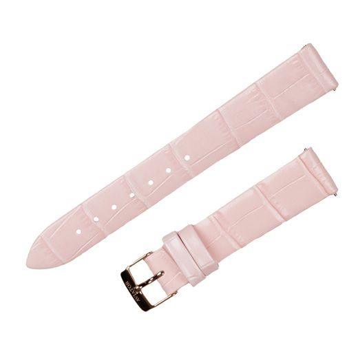 PINK LEATHER STRAP AVIATOR FOR DOUGLAS MOONFLIGHT V.1.33.2.258.4 - GOLD BUCKLE - STRAPS - ACCESSORIES