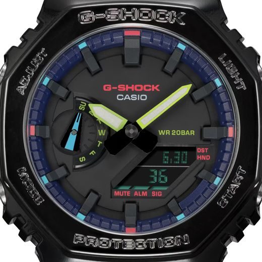 CASIO G-SHOCK GA-2100RGB-1AER VIRTUAL RAINBOW SERIES - CASIOAK - BRANDS