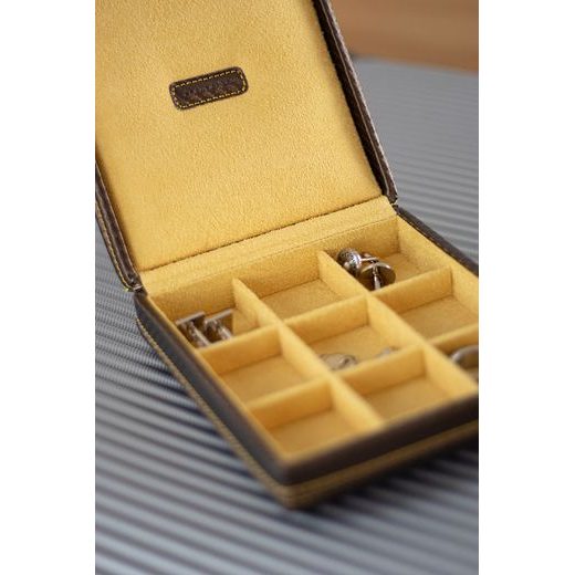 JEWELLERY CASE FRIEDRICH LEDERWAREN CARBON 32053-8 - JEWELLERY BOXES - ACCESSORIES