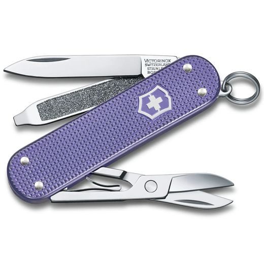 KNIFE VICTORINOX CLASSIC SD ALOX COLORS ELECTRIC LAVENDER - POCKET KNIVES - ACCESSORIES