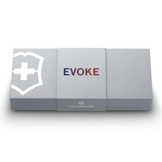 KNIFE VICTORINOX EVOKE ALOX, BLUE/RED 0.9415.D221 - POCKET KNIVES - ACCESSORIES