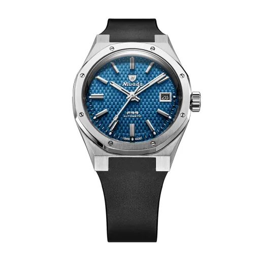 NIVADA GRENCHEN F77 SST BLUE MK2 DATE - 38 MM - F77 - ZNAČKY