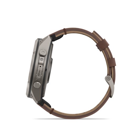 GARMIN FENIX® 9 PRO INREACH - 51 MM, TITANIUM S KOŽENÝM ŘEMÍNKEM WALNUT 010-04337-41 - FENIX 9 PRO INREACH - ZNAČKY
