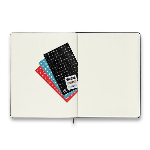 DIÁŘ MOLESKINE 2024 VÝBĚR BAREV - TÝDENNÍ - TVRDÉ DESKY - XL 1206/5723 - DIÁŘE A ZÁPISNÍKY - OSTATNÍ