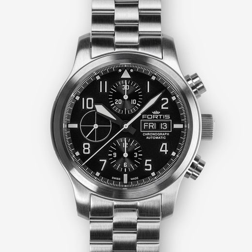 FORTIS AEROMASTER STEEL CHRONOGRAPH F4040000 - AVIATIS - ZNAČKY