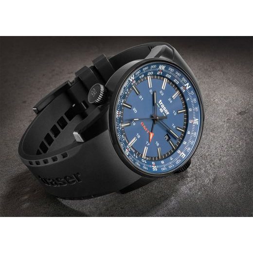 TRASER P68 PATHFINDER GMT BLUE, RUBBER - TACTICAL - BRANDS