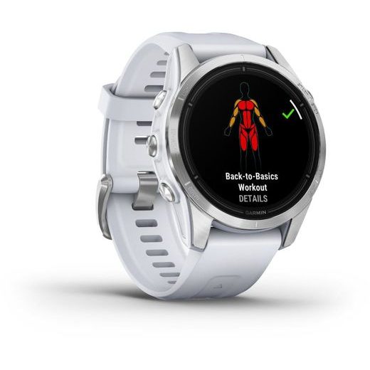 GARMIN EPIX™ PRO (GEN 2) STANDARD EDITION SILVER / WHITESTONE BAND - 010-02802-01 - GARMIN - BRANDS