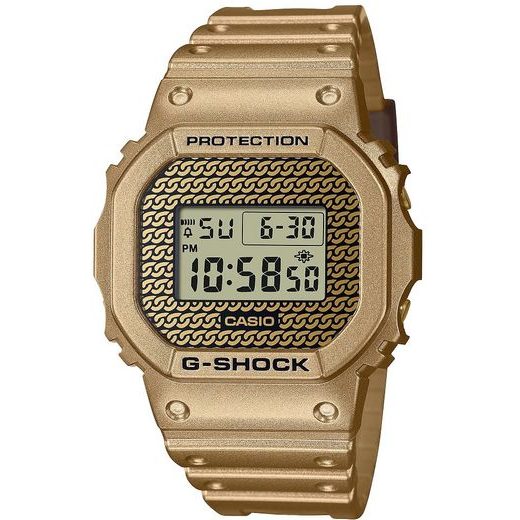 CASIO G-SHOCK DWE-5600HG-1ER GOLD CHAIN - G-SHOCK - BRANDS