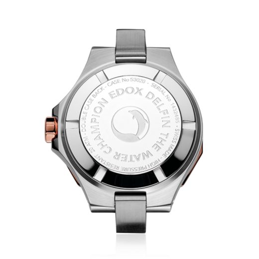 EDOX SPORT DELFIN DIVER DATE LADY 53020-357RM-ROR - DELFIN - BRANDS