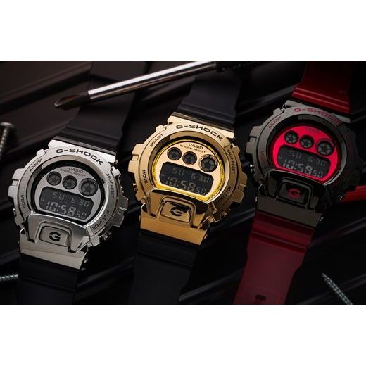 CASIO G-SHOCK GM-6900-1ER METAL BEZEL 6900 SERIES 25TH ANNIVERSARY - CASIO - BRANDS