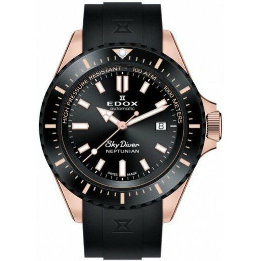 EDOX SKYDIVER NEPTUNIAN AUTOMATIC 80120-37RNNCA-NIR - SKYDIVER - BRANDS